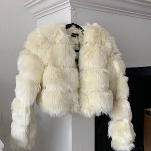 Bauble Faux Fur Coat